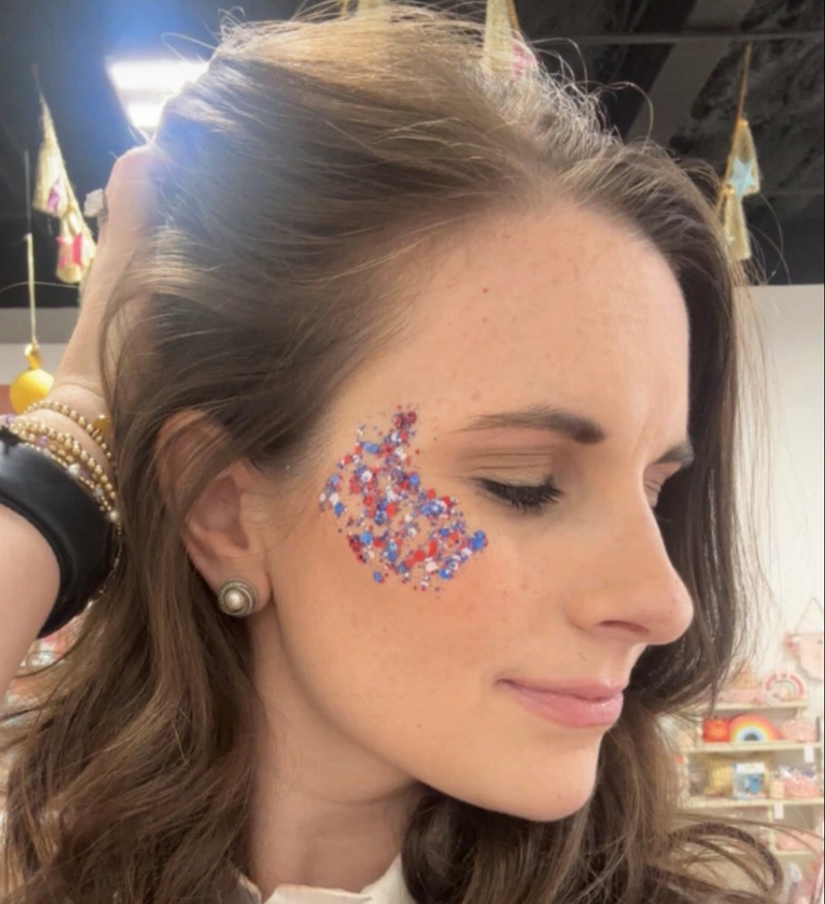 Stars, Stripes & Sparkle Glitter Gel
(Red, White & Blue)