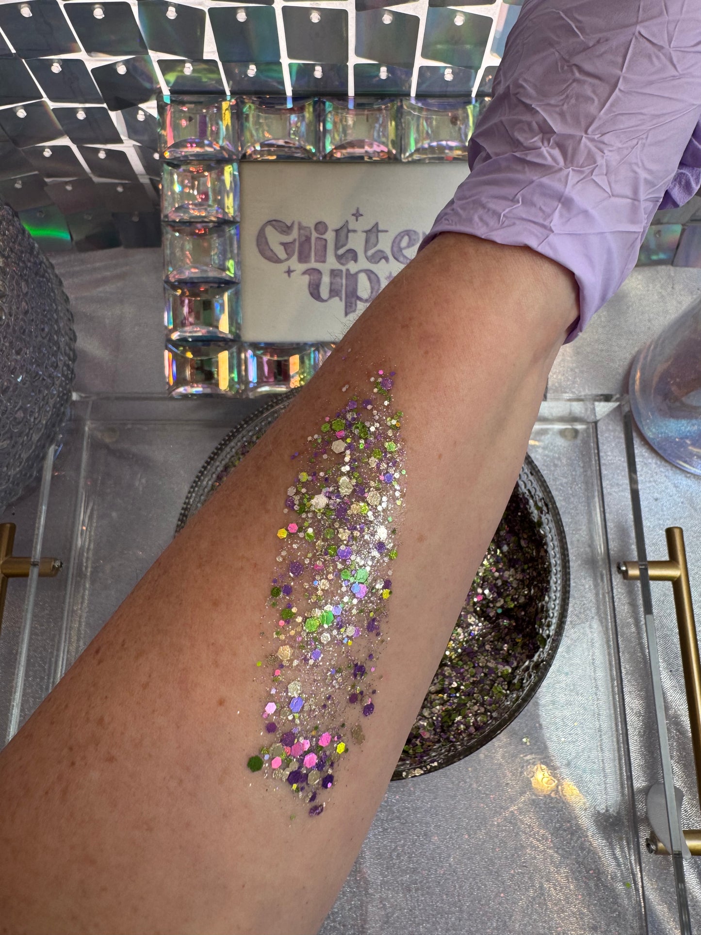 Second Line Sparkles Glitter Gel