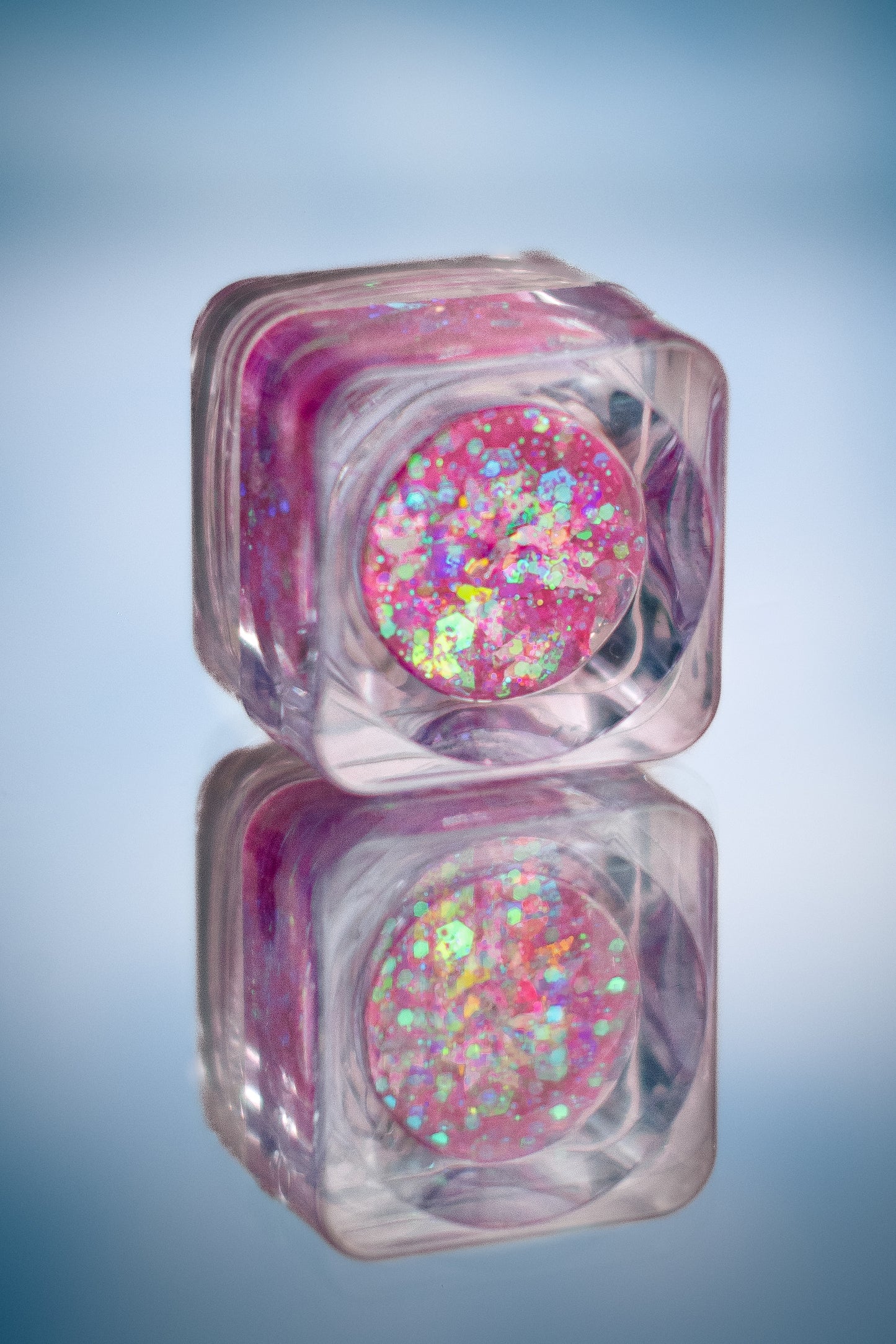 Blush Pink Glitter Gel