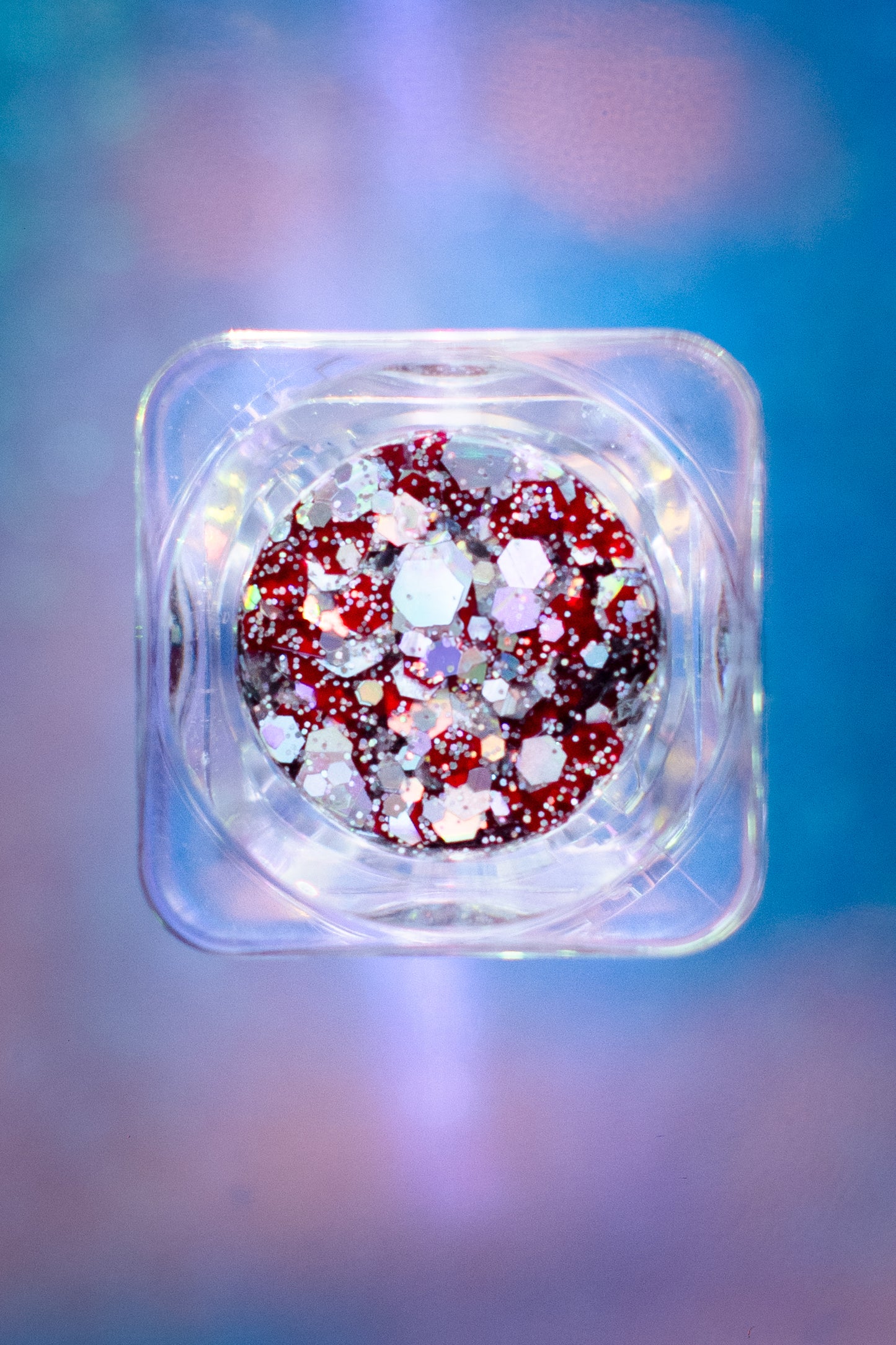 Crimson Glitter Glow