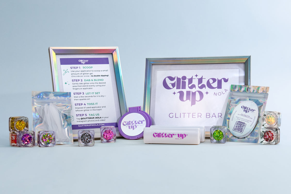 Self-Serve Glitter Up Bar | Multiple Party Sizes