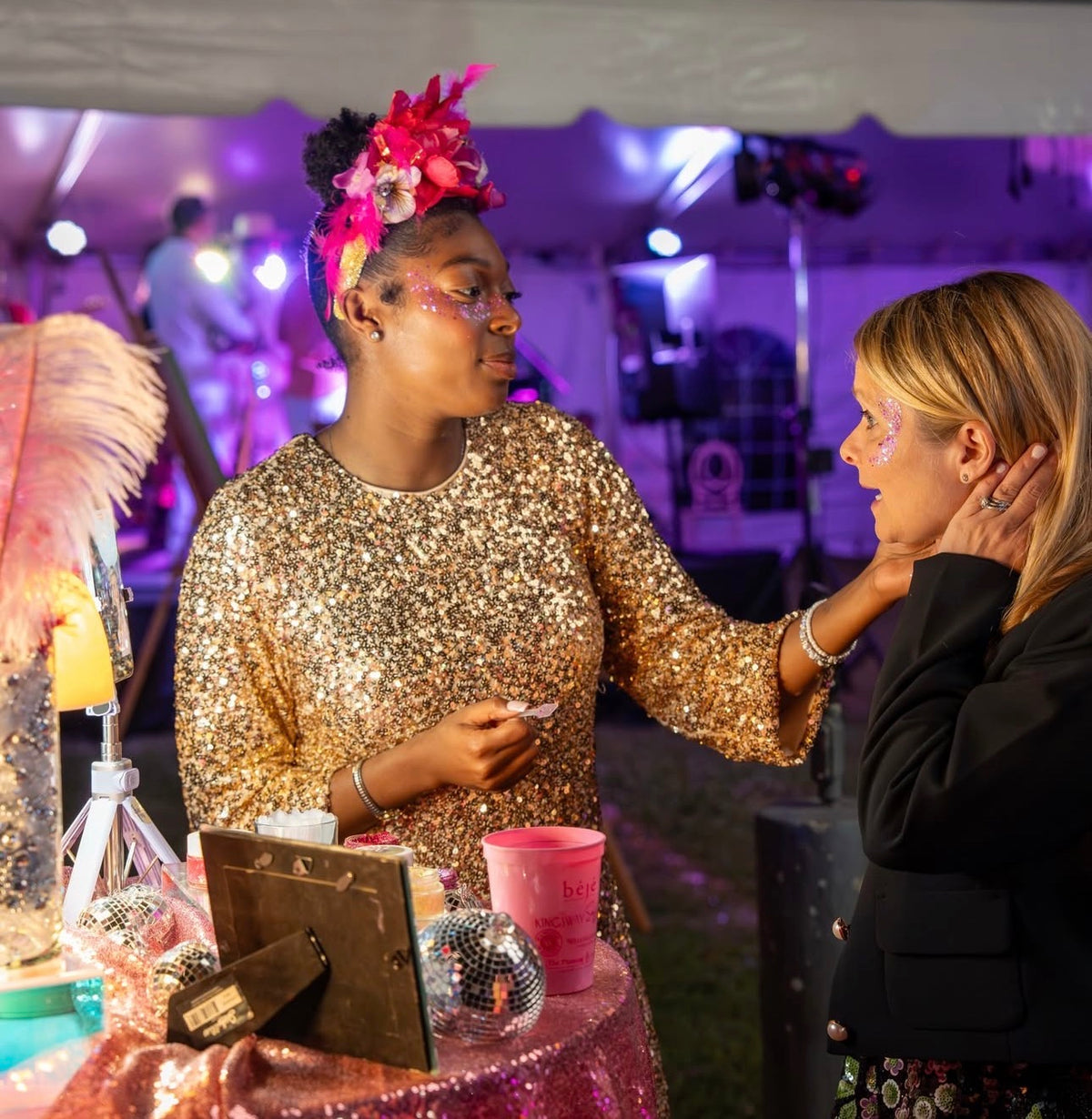 Glitter Up Bar Event