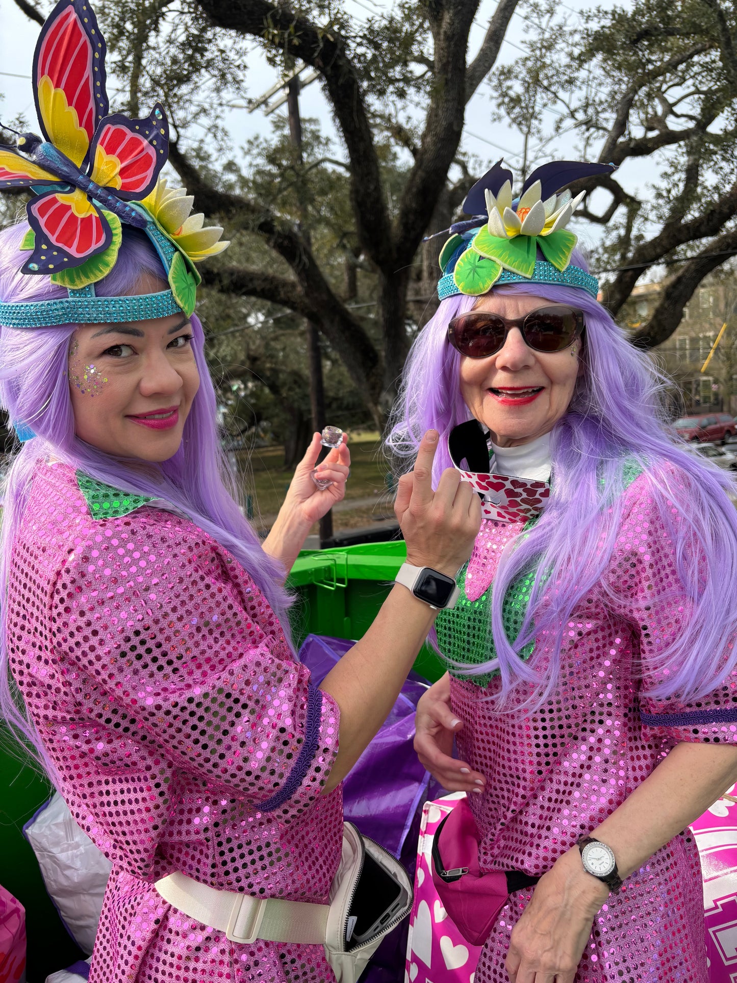 Match Your Mardi Gras Krewe Custom Glitter Packages