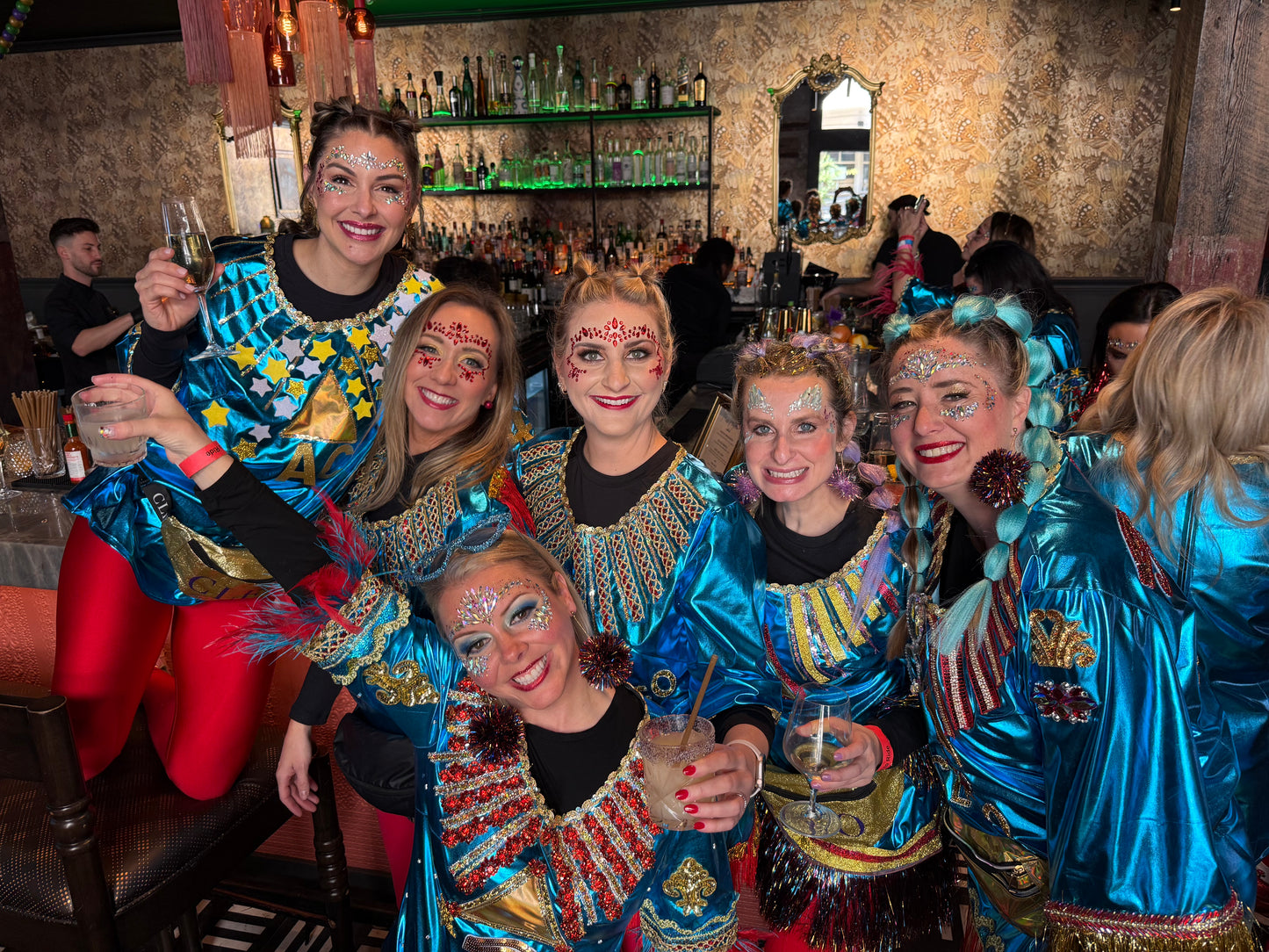 Match Your Mardi Gras Krewe Custom Glitter Packages