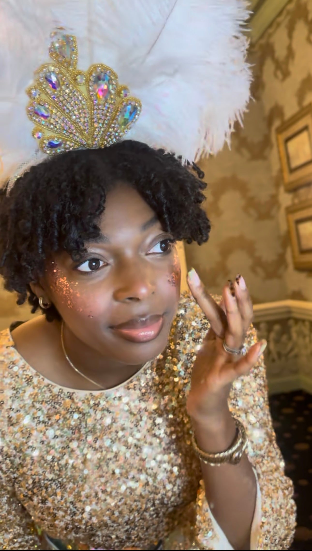 Rosé All Day Glitter Gel