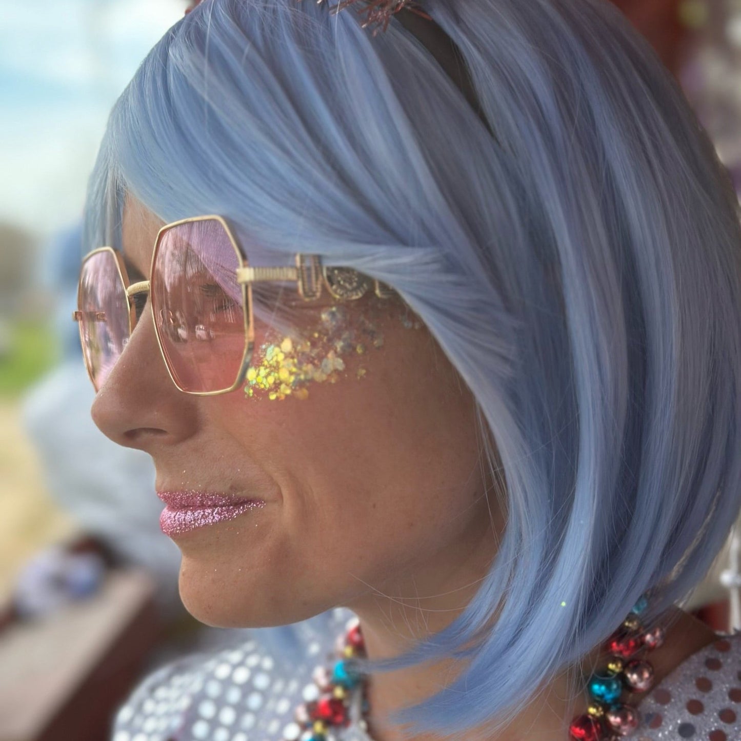 Iridescent Icing Glitter Gel